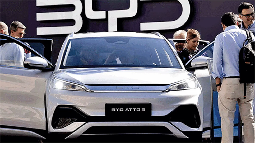 تصویری از خودروهای byd